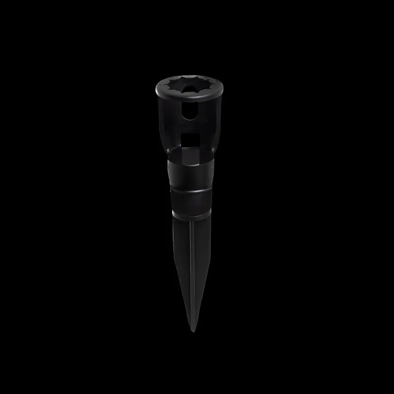 Dessus circulaire de piquet de sol C9 5″ – Noir