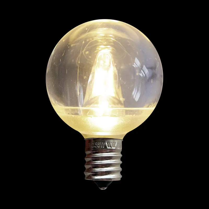 Ampoules de remplacement LED Minleon G40 E12 étanches blanc chaud UL