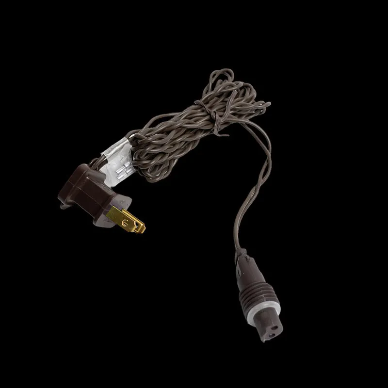 Cordon d'alimentation coaxial de 6 pi – Marron