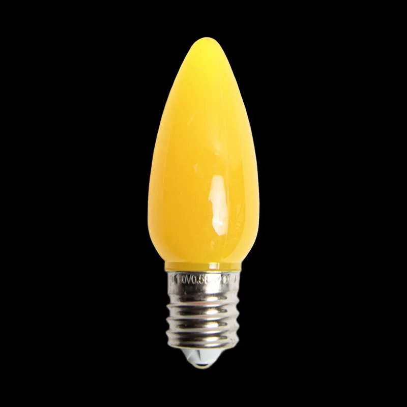Ampoule LED Opaque C9 Jaune