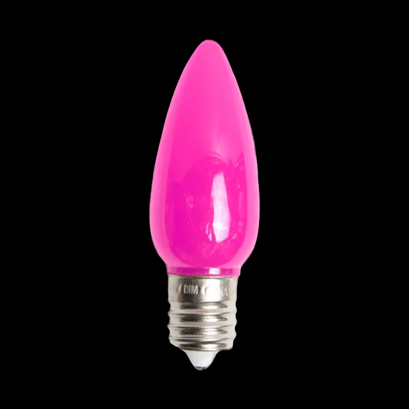 Ampoule LED Opaque C9 Rose