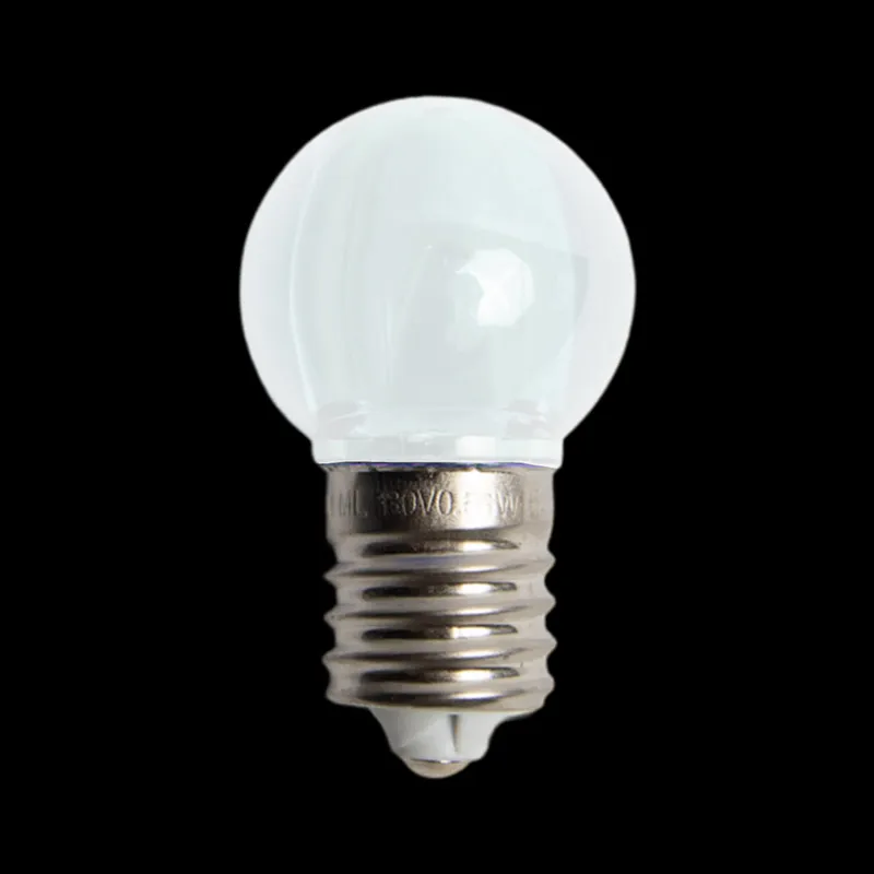 Ampoules LED blanc froid transparentes lisses 130 V UL G30 E17