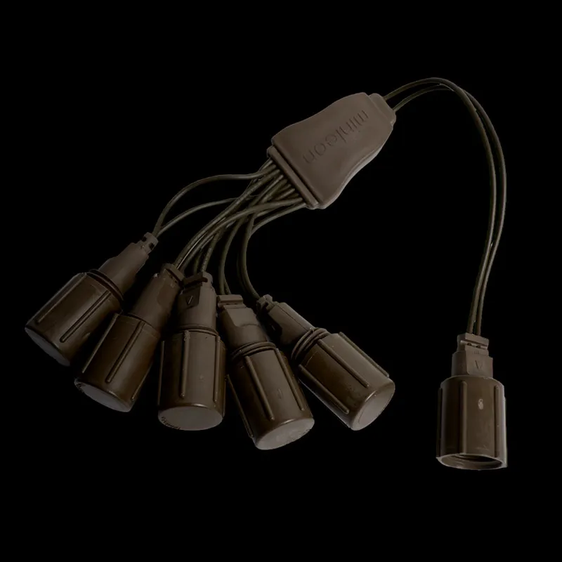 Répartiteur coaxial à 5 ​​voies – Marron