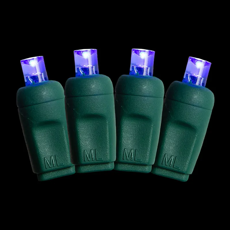 La ficelle bleue de Noël de 50L 5MM LED allume l'extérieur imperméable